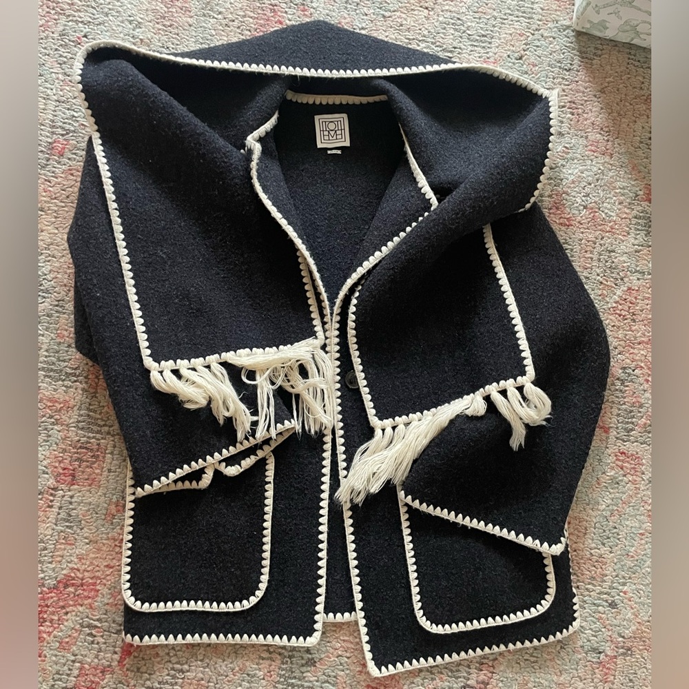 Toteme Black and White Jacket
